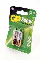 Батарейка GP Super 15A Тип AA, 2 шт