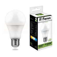 Лампа Feron LB-92 светодиодая груша Е27 230В 10Вт 4000К