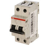 Автоматический выключатель ABB S202 2-полюсный С 10А 6kA 