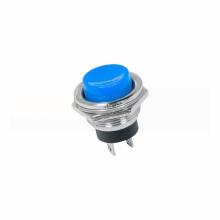 Выключатель-кнопка Rexant RWD-306 on-off металлическая синяя 250В 3А