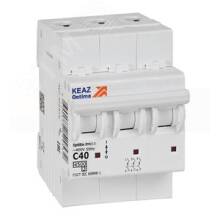 Выключатель автоматический трехполюсный 40А C 4,5кА AC OptiDin BM63-3C40-4,5-УХЛ3