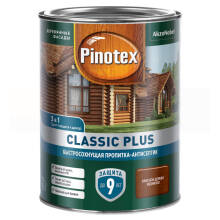 Пропитка для дерева Pinotex Classic Plus 3 в 1 красное дерево 2,5л