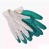 Перчатки один облив х/б латекс