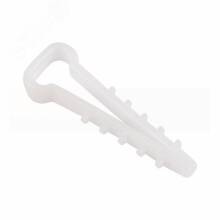 Дюбель-хомут 6-12мм, прямоугольный, белый (100 шт/уп) REXANT