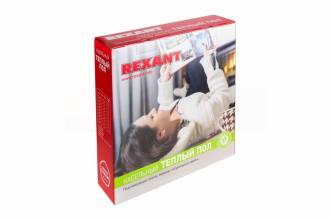 Тёплый пол Rexant RNB тонкий кабель двухжильный под плитку 700Вт 59м 4,5-6,0м2