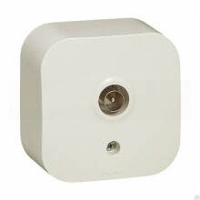 Розетка Legrand Quteo 782219 белая FM IP20