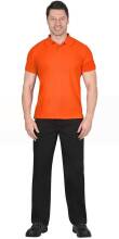 Рубашка-поло Сириус 100% х/б оранжевый короткий рукав размер 60-62