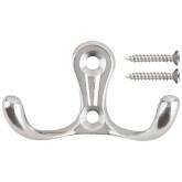 Крючок двойной, хром