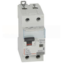 Автоматический выключатель дифференциального тока Legrand DX3 1P+N C 10А 30мА