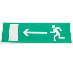 Наклейка эвакуационный знак 