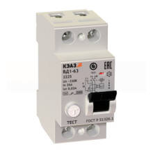 Выключатель дифференциального тока (УЗО) КЭАЗ ВД1-63-2232-А-УХЛ4 1P+N 32А 30мА