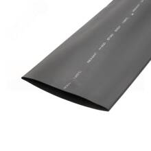 Трубка термоусаживаемая ТУТ нг 120,0/60,0мм, черная