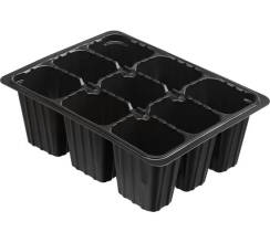 Кассета для рассады, 180х135х60 мм, 9 ячеек, полистирол, 5 шт.// Россия