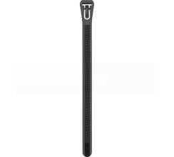 Кабельная стяжка разъёмная с дюбелем 7 х150 (чёрная) 100шт.