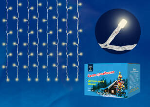 Гирлянда Uniel Warm White ULD-C2030-240/DTA занавес белый IP20 2м