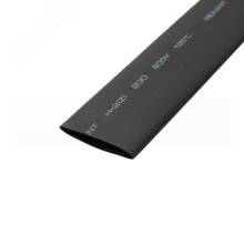 Трубка термоусаживаемая ТУТ нг 30,0/15,0мм, черная