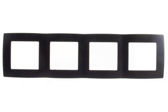 Рамка Эра 12-5004-05 антрацит 4 поста IP20
