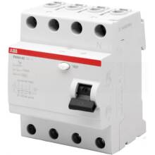 Выключатель дифференциального тока (УЗО) ABB FH204 4-полюсный AC 25А 300мА
