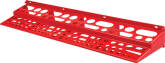 Полка для инструмента пластиковая красная, 96 отверстий, 610х150 мм (50080ц)