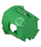 Коробка Hegel КУ1205 установочная металлические лапки зелёная 60х60мм IP30