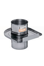 Шибер-задвижка Ferrum (430/0,8 мм) Ф115 (нерж.)