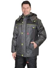 Куртка Сириус Фаворит оксфорд тёмно-серый размер 120-124/182-188