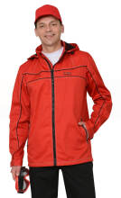 Куртка Сириус Мельбурн 65% пэ, 35% хб красный размер 104-108/170-176