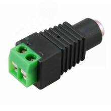 Разъем питания DC гнездо 2,1х5,5 с клеммной колодкой REXANT