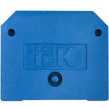 Заглушка для ЗНИ4-6мм2(JXB35-50А)синий IEK