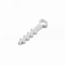 Дюбель-хомут 5-8мм, прямоугольный, белый (100 шт/уп) REXANT