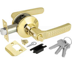 Ручка Punto (Пунто) защелка DK626 PB-ET (6026 PB-E) (кл./фик.) золото