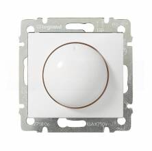 Светорегулятор поворотный белый 40-400W для ламп накаливания Leg770061 Legrand Valen