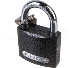 Замок Fuaro (Фуаро) навесной PL-UNI-0150 (PL-01-50) 3key англ. /блистер