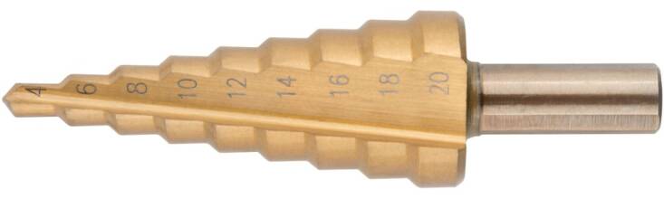 Сверло по металлу 4-20мм н/тит ступенчатое