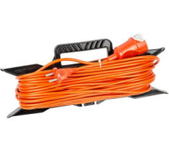 Удлинитель силовой на рамке, б/з, 1гнездо, 30м (ПВС 2х1,00), 10А