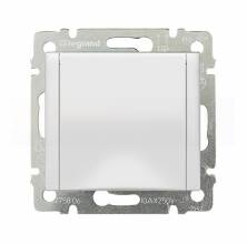 Розетка Legrand Valena 774422 с заземлением с крышкой белая 1 пост 250В 16А IP20