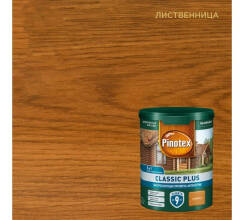 Пропитка для дерева Pinotex Classic Plus 3 в 1 лиственница 0,9л