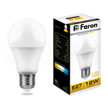 Лампа Feron LB-93 светодиодая груша Е27 230В 12Вт 2700К