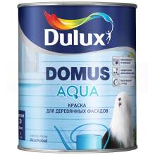 Краска для деревянных фасадов Dulux Domus Aqua бесцветная BC 0,9л