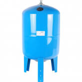 Расширительный бак, гидроаккумулятор 100 л. вертикальный (цвет синий) STOUT