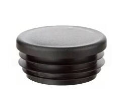 Заглушка для труб круглая 40мм черная