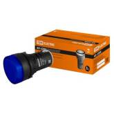 Лампа Tdm AD-22DS AC/DC LED матрица синяя d22мм 110B 