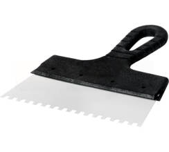 Шпатель фасадный REXANT 200 мм зуб 6х6 нержавеющая сталь, пластмассовая ручка