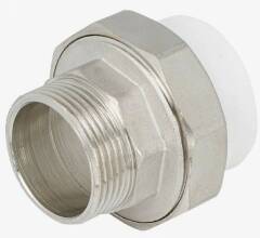 Муфта ППР с наружней резьбой 50мм х 1
