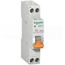 Автоматический выключатель дифференциального тока Schneider Electric АД63К 1P+N C 16А 30мА