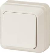 Выключатель Эра Intro Quadro 2-101-02 одноклавишный слоновая кость 250В 10А IP20