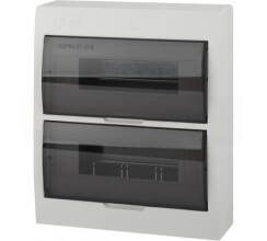 Корпус пластиковый навесной ЭРА SIMPLE ЩРН-П-24 IP41 без шин прозрачная крышка белый 