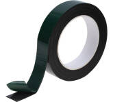 Двухсторонний скотч REXANT, черная, вспененная ЭВА основа, 25 мм, ролик 5 м 