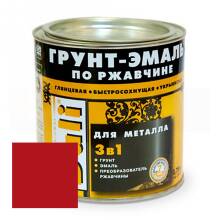 Грунт-эмаль по ржавчине Рогнеда Dali RAL 3001 красная 2л