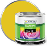 Краска масляная Лакра МА-15 желтая 0,9кг